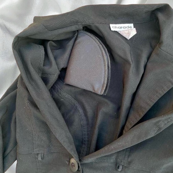 Vintage Y2k button lightweight collared coat - Picture 4 of 5